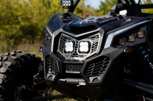 Can-Am Maverick X3 LED Grille Kit - Diode Dynamics - Pro - White - `17-`25